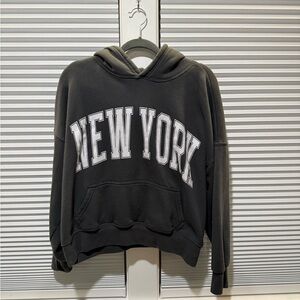 Altar’d State Cropped New York Hoodie Size: L/XL